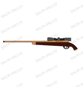 New Stylish Sniper Gun Vector
