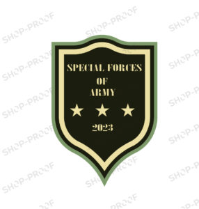 Special Force Of Army Badge Logo Vector