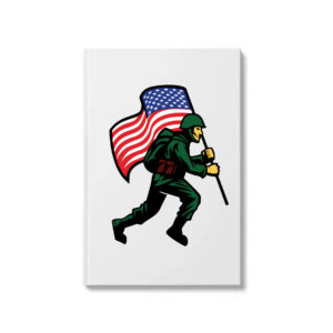US Army Man Cartoon Vector