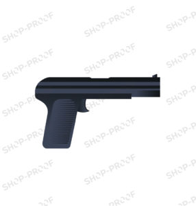 US Army Military Alarm Pistol Vector