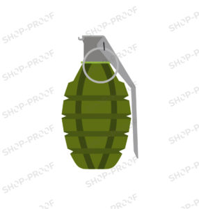 US Army Military Granade Bomb Vector
