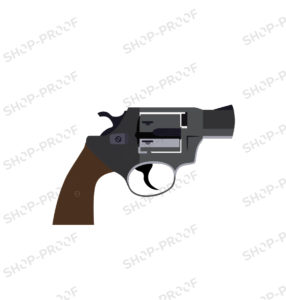 US Army Military Revolver  Vector