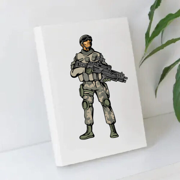 US Army Soldier Vector Design - Design Shop by AquaDigitizing