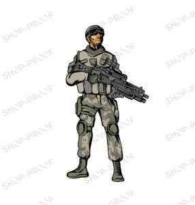 US Army Soldier Vector Design