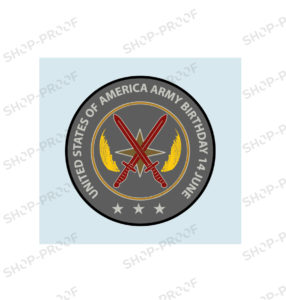 US.Army Birthday on 14 June Vector Logo