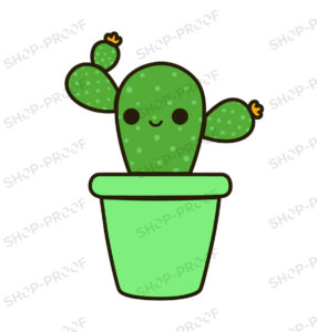 Abuse Cute Cactus Vector