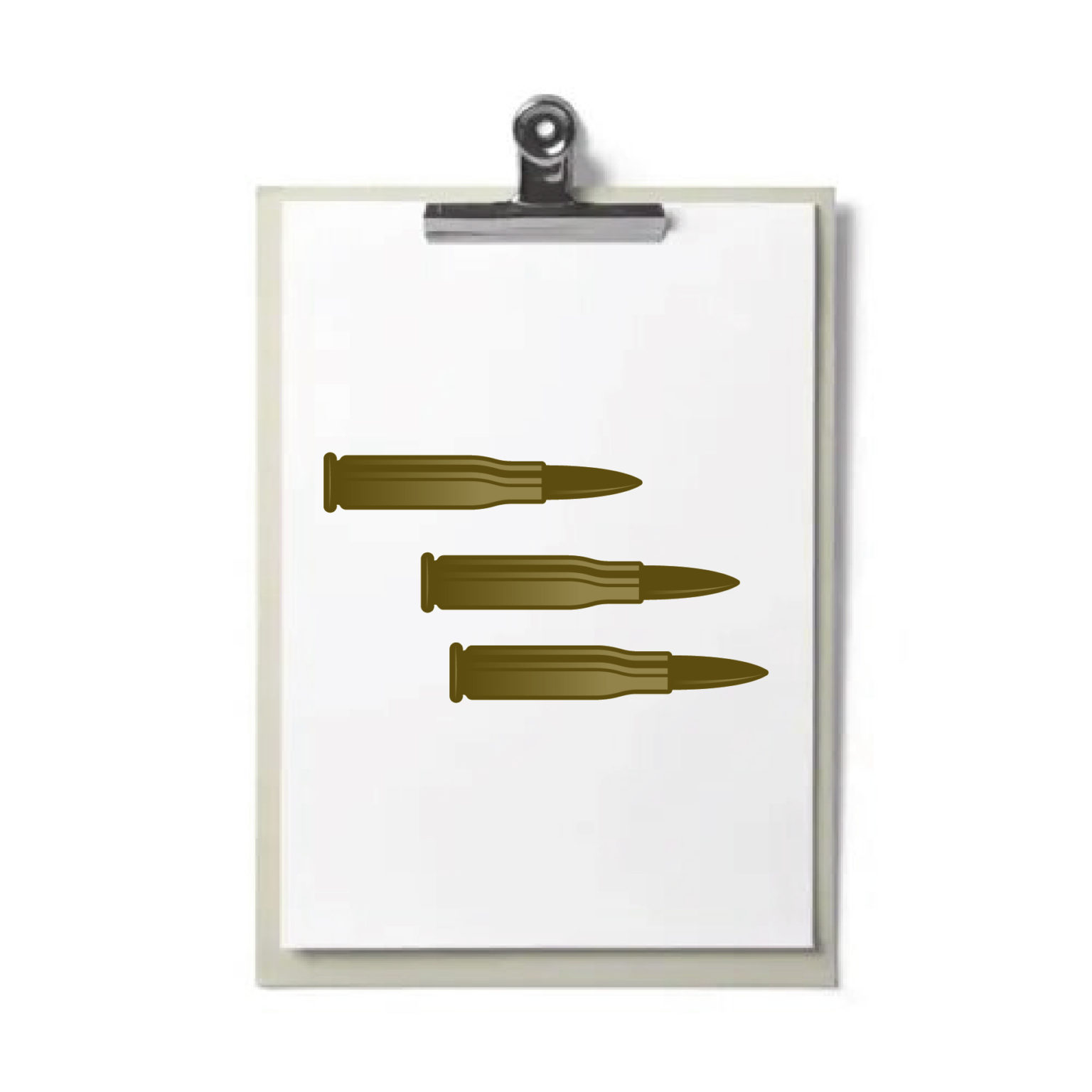 First 3 Bullets Army 3 Bullets Vector - Design Shop by AquaDigitizing