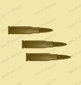 Army 3 Bullets Vector