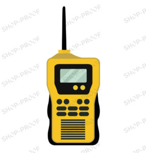 Army Communication Walkie Talkie Vector In Yellow Color