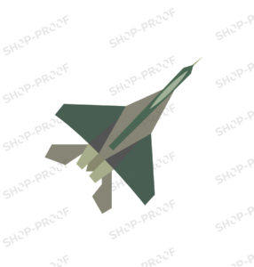 Army Fighter Jet Vector Design