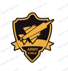 Army Force Badge Vector