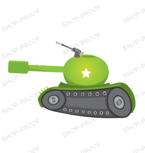 Army Military Cartoon Tank Vector