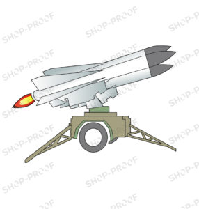 Army Military Missile Vector