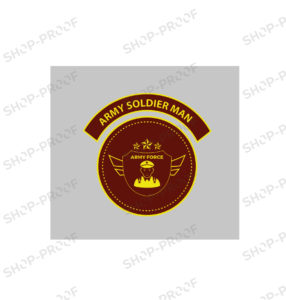 Army Soldier Man Vector Logo