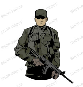 Army Soldier Vector Design