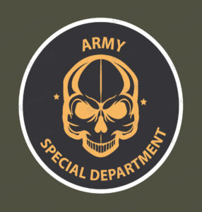 Army Special Department Badge Vector