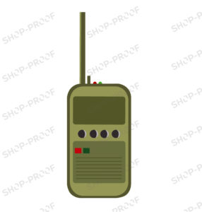 Army Walkie Talkie Vector