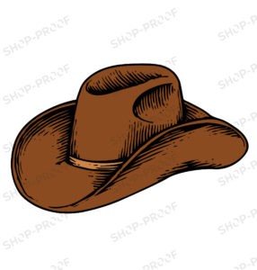 Cow Boy Hat Vector