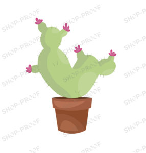Desert Cactus Plant Vector