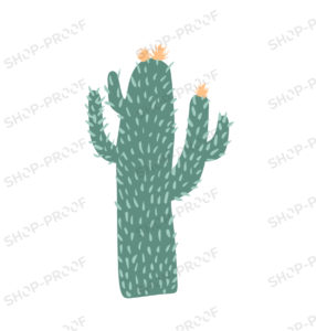 Doodle Style Cute Cactus Vector