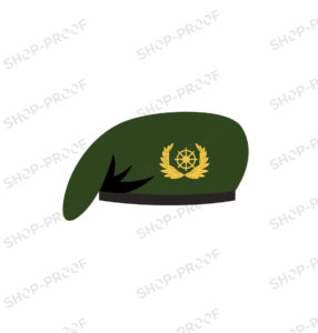 Premium Army Cap Vector Design
