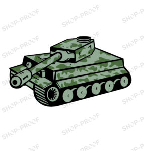 Premium Army Tank Vector