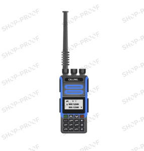 Radio Walkie Talkie Vector In Blue Color
