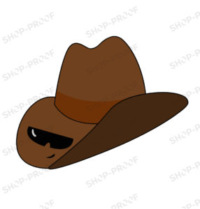 Star Royalty Cow Boy Hat Vector