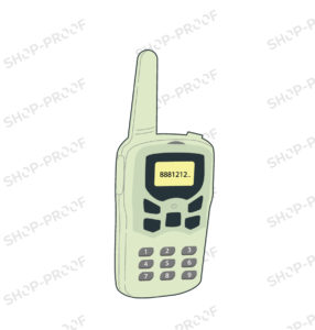 US Army Communication Walkie Talkie Vector