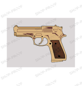 US Army Pistol Vector Design