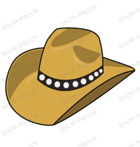 White Dot Cow Boy Hat