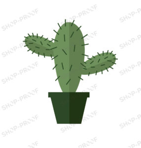 Cactus Cartoon Royalty Vector Design