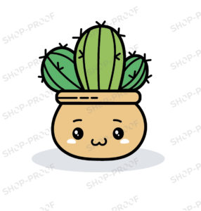 Cactus Cute Plant Vector
