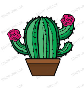 Cactus Rose Vector
