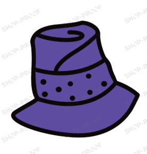 Cute Cow Boy Hat  Vector