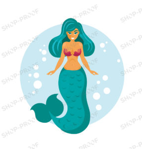 Cute Mermaid Vector