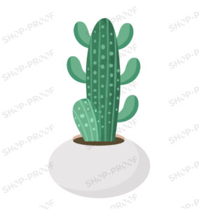 Decorative Cactus Vector Design