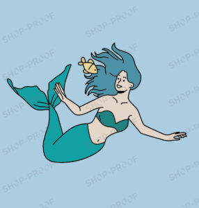 Fish Mermaid Vector