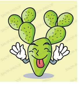 Happy Cactus Royalty Vector