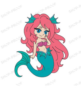 Lady  Mermaid Vector