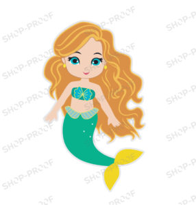 Mermaid Girl Vector Design