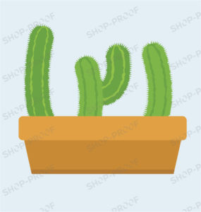 Premium Royalty Cactus Vector