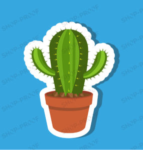 Royal Cactus Vector