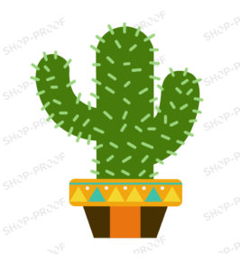 Royalty Cactus Vector