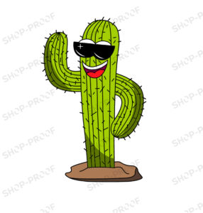 Royalty Stylish Cactus Vector