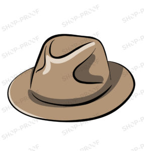 Simple Cow Boy Brown Royalty Hat