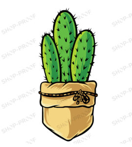 Stylish Cactus Vector