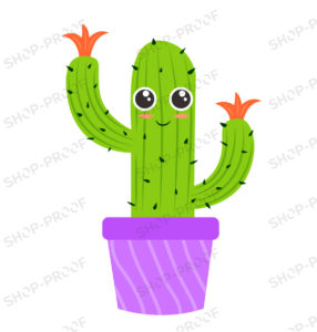 Stylish Cactus Vector Design