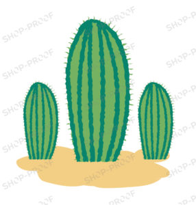 Tropical Cactus Vector