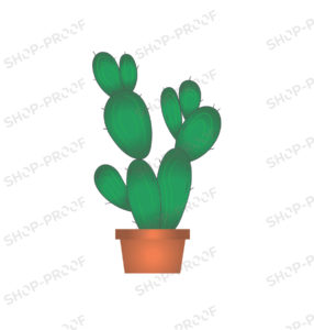 Vector Cactus Plant